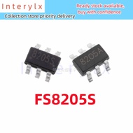 10Pcs/Lot Brand New FS8205S 8205S FS8205A 8205A Lithium Battery Protection IC SOT23-6 Circuit Chip