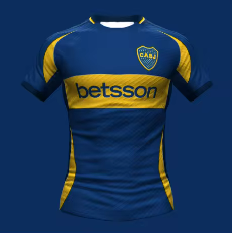 New Arrival Style Boca Juniors Football Uniform Men Women Youth Soccer Jersey Adult Breathable Quick