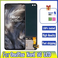 100% Tested Lcd For OnePlus Nord 5G Display AC2001 AC2003 LCD Touch Screen Digitizer Screen Panel As