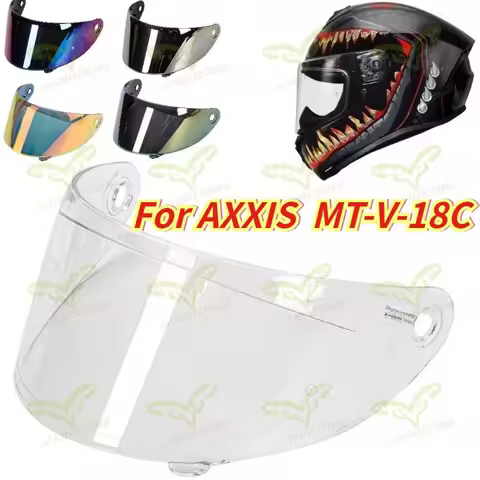 MT-V-18C Helmet Visor for Axxis Draken S Motorcycle Windshield Replacement Dark Visor Capacete De Mo
