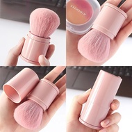 Retractable Blush Brush Powder Brush Single-Head Portable Retractable Makeup Brush Loose Powder Brus