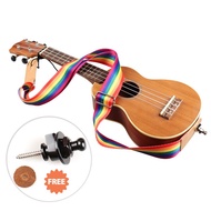 online Strap Hawaii Guitarra Ukulele Rainbow Strap Adjustable Multicolor Ukulele Strap Soft Nylon Be