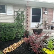 【BBI】-3mm Thk, 13 Inches Rain Chain Anchoring Stake Including 17 Inches Long-Chain -Coated Iron Easy