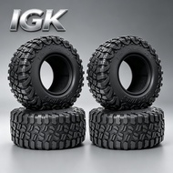 4Pcs 2.6" BFGoodrich KM3 Simulated RC Tires 5.35×2.20in for 1/8 1/7 RC Crawler, Fits CROSSRC MK07 Yi