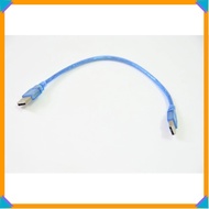 USB cable with 2 male ends 20cm, 30cm