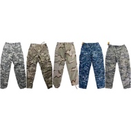 กางเกงทหาร อเมริกา แท้กองทัพ กางเกงทหาร USA แท้ 100% (มือ2) กางเกงลายพราง กางเกงทหารยูเอส กางเกงขายาว กางเกงแฟชั่น ลายไทเกอร์ AF เทา M เอว 32-35