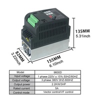 Xueqing 7.5KW 10HP 220V to 380 Single Phase Input 3 Phase Output Frequency Converter Drive Inverter 