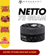 GATSBY Styling Wax Mat & Hard Side Blow Minyak Rambut Pomade Pria 25 75 gr gram