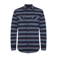 KEMEJA FLANEL EIGER X-CALODORA NAVY ORIGINAL