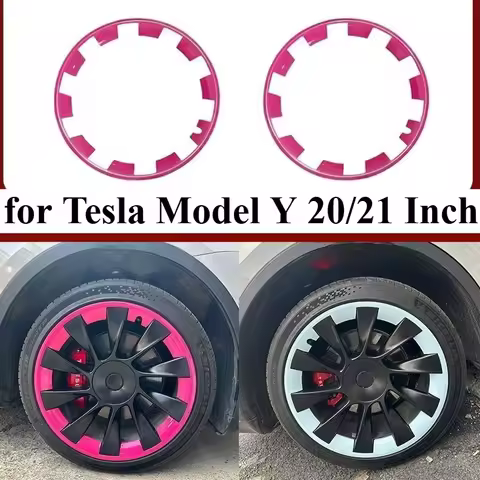 Performance Rim Patch Protectors ABS Edged Wheel Covers Hubcaps for Tesla Model Y 20 Inch 21 Inch Hu