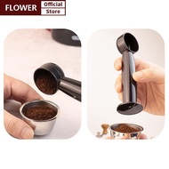 FOF 2 In 1 Coffee Spoon 7g Standard Measuring Spoon Dual-use Bean Scoop Powder Press Scoop Coffee Ma