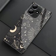 HP Glitter Glass Softcase For ITEL A70 - ITEL A70 Mobile Phone Protector - Casing ITEL A70hp -A151