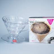 Hario V60 Dripper Clear 02 ดริปเปอร์ กรวยดริปกาแฟ อุปกรณ์ดริปกาแฟ