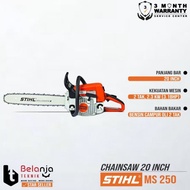 Mesin potong kayu STIHL MS 250 ukuran 20 inch Chainsaw stihl ms250