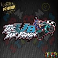 Sticker Motor Yamaha LC 135 V8