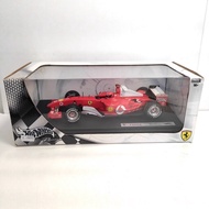 Ready Stock Ready Stock 1: 18 Hot Wheels F1 Ferrari Fleet 2004 Schumacher F2004 Car Model