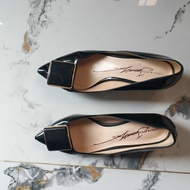 G19 shoes, 3m high black office shoes, size 37/235(1.5). 98% new