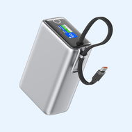 (CCC) AIRDROPTECH 25000mAh 100W PD Powerbank Fast Charging Digital Display Built-in Type-C Cable Pow