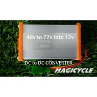 Electric Bike DC To DC Converter 48V to 80V into 12V