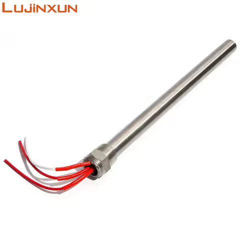 LUJINXUN Electric Heating Tube For Radiator Heat DN20 3/4" 25mm Cartridge Heater Oil Single Head Hea