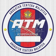 Army (ATM) Car Sticker/Train Mirror Sticker