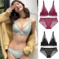 Bra Set ( Bra + Cd) wanita pengkait depan / underwear wanita Lingeriq