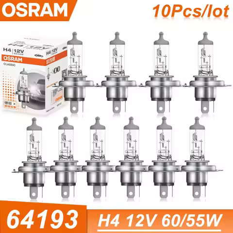 OSRAM H4 9003 HB2 64193 Standard Hi/lo Beam Car Halogen Headlight Auto Bulb 3200K 12V 60/55W P43t Or