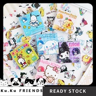 Sanrio Stickers Sheet Box Set 60pcs Kuromi Sticker Sheet Journal Sticker Journal Decoration Melody S