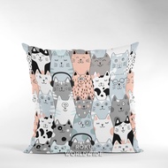 Roku Worldwide Aesthetic Sofa Pillow Cat Animal Character Room Decoration FR556
