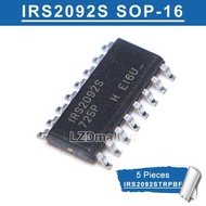 SOP16 IRS2092S ของแท้5ชิ้น IRS 2092 S IRS2092SPBF IRS2092 SOP-16 SMD Class D ชิป IC เครื่องขยายเสียง