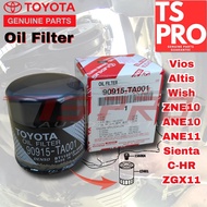 Toyota Genuine 90915-TA001 YZZE1 N2 Oil Filter Toyota Vios Altis Wish ZNE10 ANE10 ANE11 Sienta C-HR 