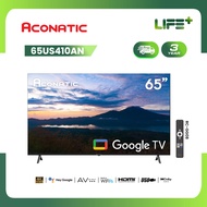 Aconatic ทีวี 65 นิ้ว LED 4K HDR Google TV รุ่น 65US410AN Smart TV สมาร์ททีวี (รับประกัน 3 ปี)