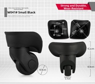 Universal Wheel Luggage Parts Carryon Suitcase Replacement Roller Wheel Bag Wheel Travel Bag Mainten