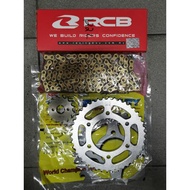 Sprocket set RCB 428 Y15ZR/FZ150 GOLD