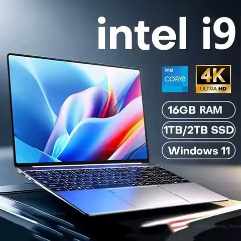 2026 15.6" Windows 11 Pro Laptop Computer Intel Core i9 10980HK 16GB 1TB Laptops Office Computer Fin