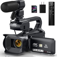 Full HD 4K TIKTOK Live Streaming Video Camera Camcorder WIFI ging Cameras For  18X Zoom Rotate Touch Screen Recorder