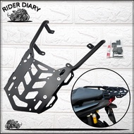 แร็คท้าย ADV160 ตะแกรงท้าย ตะแกรงหลัง  งาน CNC ใส่กับกล่องหลังทุกรุ่นได้