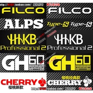 HHKB Pro2/Type-S Electrostatic Capacitor Keyboard Metal Label Sticker LOGO Mobile Phone Radiation Pr