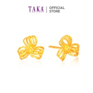 TAKA Jewellery 999 Pure Gold Earrings