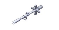 HG 1/144 用 SEED 攻擊鋼彈 4匣火箭筒 3D列印光固化樹脂模型套件