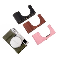 Fujifilm X100VI PU Leather Camera Half Base Body Case Cover for Fujifilm X-100VI