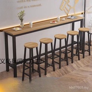 Back Wall Combination Foot Table Long Bar Table Simple High Commercial Milk Table Chair Bar Table Te