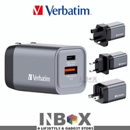 IN-BOX Verbatim 4469 GAN Charger PD35W (Type-C x1, USB x1)