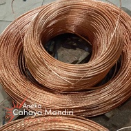 BC kabel Grounding 6mm full Tembaga  Kabel BC 6mm full di jual /mtr Produk ini ready....