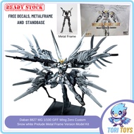 Daban 8827 MG 1/100 Wing Zero Custom White Prelude GFF Metal Frame VersionSnow