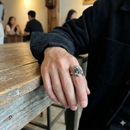 Cincin Lelaki Stainlesssteel 🎈size 6us🎈(stok Barang Terpakai Keadaan Masih baik)