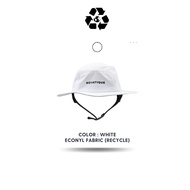 AQUATIQUE - BUCKET - ECONYL WHITE  - หมวกดำน้ำ หมวกเล่นน้ำ หมวกเซิร์ฟ เดินป่า แคมป์ปิ้ง กันแดด กันยู