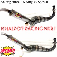 Knalpot RX King Rx Spesial SMR kolong cobra plat karat