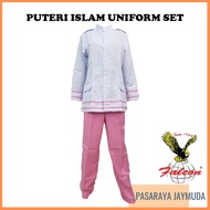 FALCON UNIFORM 139 KOKURIKULUM SEKOLAH PUTERI ISLAM SET BAJU DAN SELUAR PPIM SEKOLAH RENDAH