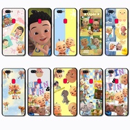 for 3c OPPO A1 A1K A3S A5 A5S A7 A8 A9 A11 NS64 upin ipin Fashionable soft black phone case
